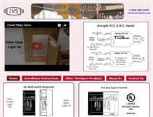 Tablet Screenshot of closetlightrelay.com